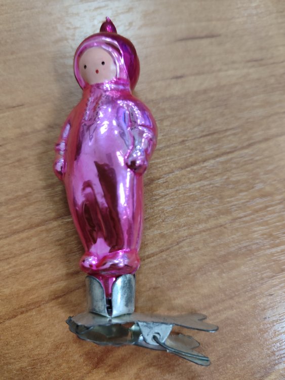 Ёлочная игрушка,прищепка"КОСМОНАВТ"