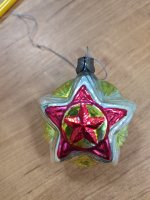  Елочная игрушка, "Звезда"